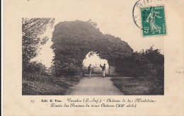 CPA 44 VARADES Carte Rare Château De La Madeleine Partie Es Ruines Du Vieux Château - Varades