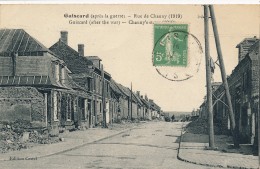 CPA 60 GUISCARD Après La Guerre Rue De Chauny - Guiscard