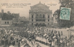 CPA 71 AUTUN Entrée Solennelle De Mgr VILLARD 20 Août 1906 L'Harmonie Du Creusot Précédant Le Gros Du Cortège - Autun