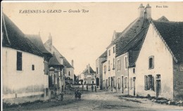 CPA 71 VARENNES LE GRAND Grande Rue Animée - Andere & Zonder Classificatie