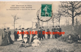 CPA 21 Très Rare Carte Excursion à VAL-SUZON La Clairière Sur Le Chemin Du Chalet - Other & Unclassified