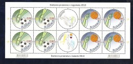 SLOVENIA,2010,SHEET,MI. 859-60,MNH - 2010 – South Africa