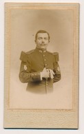 Photographie Ancienne XIXème Portrait Militaire Du 114e Régiment CDV Photo - Guerre, Militaire