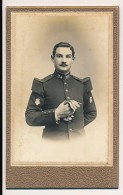 Photographie Ancienne XIXème Portrait Militaire Du 114e Régiment CDV Photo - Guerre, Militaire