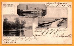 Greeting From New Orleans - A River Steamboat - Mississippi - A Louisiana Bayou - 1902 - New Orleans