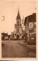 79. Thenezay. L'église Vue De La Rue De La Poste - Thenezay