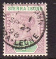 Sierra Leone QV 1896-7 ½d Definitive, Wmk. Crown CA, Used, SG 41 (BA) - Sierra Leone (...-1960)