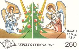 GREECE, Booklet 17, 1987, Christmas, Mi MH7 - Cuadernillos