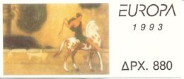 GREECE, Booklet 29, 1993, Europa, Mi MH16 - Postzegelboekjes