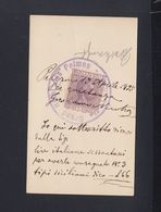 Cartolina Palermo Marca Da Bollo - Revenue Stamps