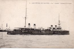 Bateaux : Guerre : Le Croisseur-cuirassé ''Condé '' Aux Fêtes Du Havre - Warships