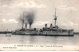Bateaux : Guerre : Le ''Kleber '' Sortant Du Port De Lorient - Oorlog