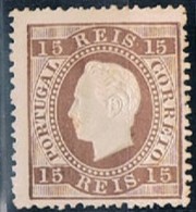 Portugal, 1870/6, # 38 Dent. 13 1/2, Reimpressão 1885, MHNG - Nuevos