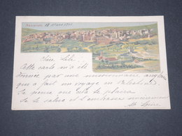 Carte Postale Colorée De Nazareth - Superbe Et Rare - Voyagée - P 22564 - Palestine