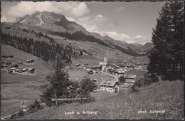 Austria - 6764 Lech Am Arlberg - Alte Ortsansicht (50er Jahre) Stamp - Lech