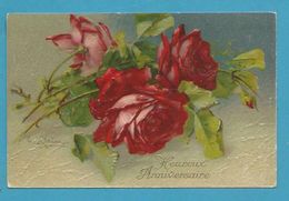 CPA Gaufrée Fleurs Roses Par Illustrateur  C. KLEIN - Klein, Catharina