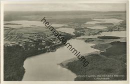 Lychen - Fliegeraufnahme - Foto-AK 30er Jahre - Verlag Ernst Schulz Buchhandlung Lychen - Lychen