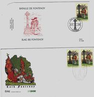 Belgie - Belgique FDC 2600 - Slag Bij Fontenoy 1995  -  Belgische + Ierse FDC - 1991-2000