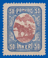 FINLAND RUSSIAN OCCUPATION NORTH INGERMANLAND 1920 FARMER PLOUGHING  U.M.  FACIT 10 - 1919 Occupazione Finlandese