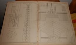 Plan De La Colonne En Fonte Des Eaux De Lyon. 1859. - Arbeitsbeschaffung