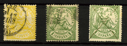 España Nº 143 Y 150. Año 1874 - Used Stamps