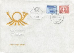 DDR / GDR - Mi-Nr 2549/2550 FDC (O1030)- - 1971-1980