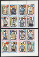 SERIE 16 VALEURS AJMAN SCOUTISME - Used Stamps