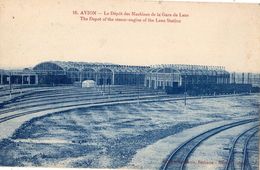 AVION LE DEPOT DES MACHINES DE LA GARE DE LENS - Avion