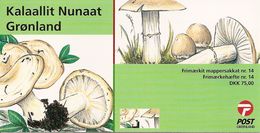 GREENLAND, Booklet 24, 2006, Edible Fungi II, Mushrooms - Postzegelboekjes