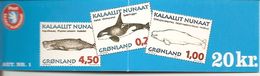 GREENLAND, Booklet HA1, 1997, Whale, Slotmachine-booklet - Markenheftchen