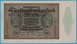 DEUTSCHES REICH 500.000 Mark 01.05.1923 SERIE 35AB.032650 P# 88b Two Serial # On Front Only - 500000 Mark