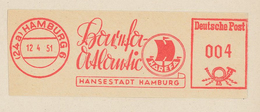 Hamburg Harefa Atlantic Hansestadt Segel 12.04.1951 Atlantik Zwangsarbeit - Sonstige & Ohne Zuordnung