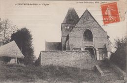 CPA Fontaine-le-Dun - L'église - Fontaine Le Dun