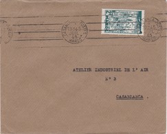 FRANCE MAROC MOROCCO PROTECTORATE - COVER - ATELIER INDUSTRIEL DE L'AIR   - CASABLANCA - Lettres & Documents