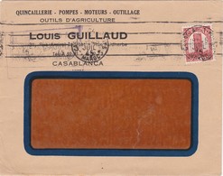 FRANCE MAROC MOROCCO PROTECTORATE - COVER - OUTILS D'AGRICULTURE   - CASABLANCA - Lettres & Documents