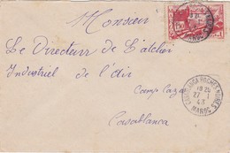 FRANCE MAROC MOROCCO PROTECTORATE - COVER  - CASABLANCA - Covers & Documents