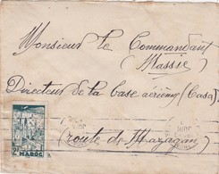 FRANCE MAROC MOROCCO PROTECTORATE - COVER  -  CASABLANCA - Lettres & Documents