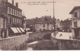 (63) BILLOM . Quai Du Terrail  (Confections Dames / Boucherie Pialoux / Parapluies-Chaussures-Ombrelles) - Autres & Non Classés