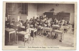 CPA - GENTILLY, ECOLE MATERNELLE DU CENTRE ( Guislain Faure ), SALLE D' EXCERCICES - Val De Marne 94 - Animée, Enfants - Gentilly