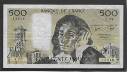 France 500 Francs Pascal - 6-1-1983 - Fayette N°71-28 - SUP - 500 F 1968-1993 ''Pascal''