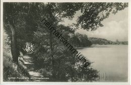 Lychen - Promenade Am Grossen Lychensee - Foto-AK 30er Jahre - Verlag J. Goldiner Berlin - Lychen