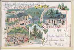 SOUVENIRS DE ROSENTHAL Bei Pirk    - MULTIVUE - LITHO - DOS UNIQUE - 27.10.02 - Rosenthal-Bielatal