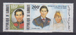 DJIBOUTI    1981             535 / 536         COTE       8 , 85       EUROS            ( 710 ) - Gibuti (1977-...)