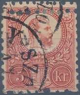 O 1871 Réznyomat 5kr Kettős Fogazással R! - Andere & Zonder Classificatie