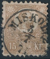 O 1871 Kőnyomat 15kr 'MISKOLCZ' Javított (29.000) - Other & Unclassified