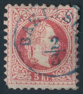 O 1867 5kr Kék 'BAZIASCH' Bélyegzéssel (Gudlin 300 P) - Andere & Zonder Classificatie