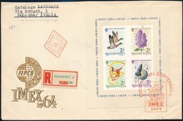 1964 Bélyegnap Vágott Blokk Ajánlott FDC-n - Other & Unclassified