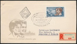 1965 Nyikolajev Látogatása Vágott Bélyeg Ajánlott FDC-n - Andere & Zonder Classificatie