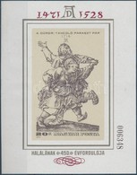 ** 1978 Dürer Vágott Blokk (7.000) (gumihiba / Gum Disturbances) - Andere & Zonder Classificatie