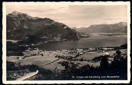 B0836 - Sankt St. Gilgen - Mit Schafberg Vom Mozertblick - Jurischek - Gel 1938 - Bütten Nr. 17928 - St. Gilgen